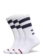 Tommy Hilfiger Th Uni Tj Sock 2P Sport Stripe Vit