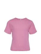 Vero Moda Girl Vmjulieta Ss Top Girl Rosa