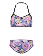 Color Kids Bikini W. Halterneck, Aop Multi/patterned