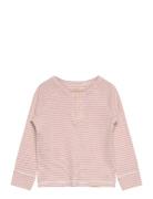 Copenhagen Colors Striped Long Sleeve Grandad Rosa