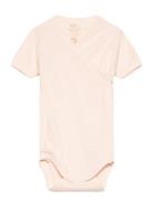 Copenhagen Colors Baby Rib Jersey Body Crossover W. Ss Rosa