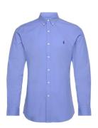 Polo Ralph Lauren Slim Fit Stretch Poplin Shirt Blå