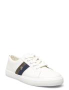 Lauren Ralph Lauren Janson Ii Leather & Suede Sneaker Vit