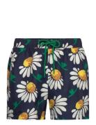 Björn Borg Borg Print Swim Shorts Marinblå