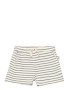 Petit Piao Shorts Modal Striped Blå