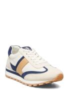 Lauren Ralph Lauren Dani Suede & Nylon Sneaker Beige