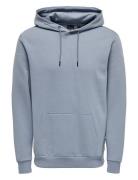 ONLY & SONS Onsceres Hoodie Sweat Noos Blå