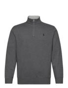 Polo Ralph Lauren Luxury Jersey Quarter-Zip Pullover Grå