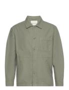 GANT Gmnt Dyed Overshirt Khaki Green