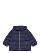 Ralph Lauren Baby Ripstop Hooded Down Jacket Marinblå