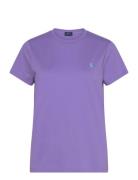 Polo Ralph Lauren Cotton Jersey Crewneck Tee Lila