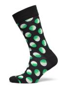 Happy Socks Faded Big Dot Sock Svart