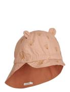 Liewood Gorm Reversible Sun Hat With Ears Korall