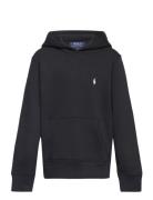 Ralph Lauren Kids Seasonal Fleece-Ls Po Hood-Tp-Knt Svart