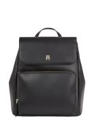 Tommy Hilfiger Th Soft Utility Backpack Pu Svart