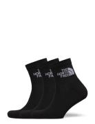 The North Face Multi Sport Cush Quarter Sock 3P Svart