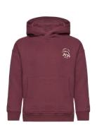 Mango Cotton-Blend Message Sweatshirt Burgundy