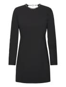 Mango Open Back Dress Svart
