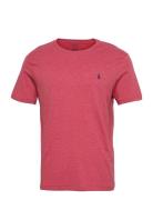 Polo Ralph Lauren Custom Slim Fit Jersey Crewneck T-Shirt Rosa