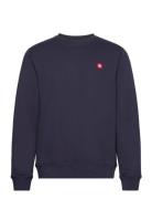 Double A By Wood Wood Tye Sweatshirt Gots Marinblå