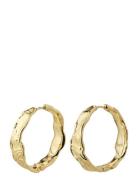 Pilgrim Julita Recycled Hoop Earrings Guld