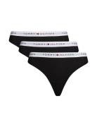 Tommy Hilfiger 3 Pack Thong Svart