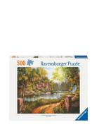 Cottage By The River 500P Toys Puzzles And Games Puzzles Classic Puzzl...