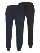 Jack & J S Jpstgordon Jjalvis Sweat Pants 2Pk Mp Marinblå