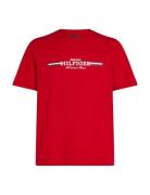 Tommy Hilfiger Hilfiger Chest Stripe Tee Röd