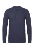 Superdry Jacob Cable Jumper Blå