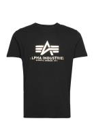 Alpha Industries Basic T-Shirt Foil Print Svart