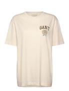 GANT Crest Graphic Tshirt Kräm