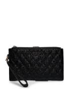 GUESS Yarmilla Slg Dbl Zip Organizer Svart