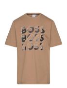 BOSS Short Sleeves Tee-Shirt Brun