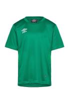 Umbro Liga Ss Jersey Jr Grön