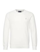 Polo Ralph Lauren Textured Cotton Crewneck Sweater Vit