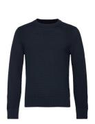 J. Lindeberg Oliver Structure Sweater Marinblå