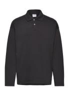 Selected Homme Slhboxy-Grant Ls Sweat Polo Ex Svart