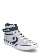 Converse Pro Blaze Strap Hi Ghost Town/Navy/White Grå