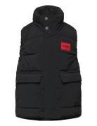 Hugo Kids Puffer Jacket Sleeveless Svart