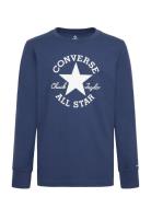 Converse Converse Essentials Long Sleeve Tee Marinblå