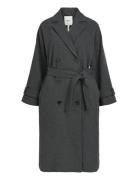 Object Objkeily L/S Coat Grå