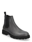 S.T. VALENTIN Lightweight Chelsea Boot - Grained Leather Grå