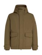 Tommy Hilfiger Rockie Down Hooded Jacket Khaki Green