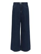 Object Objmoji Zona Mw Wide Jeans 134 Marinblå