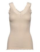 Rosemunde Organic Top W/ Lace Beige