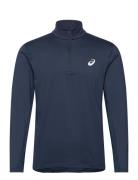 Asics Core Ls 1/2 Zip Winter Top Blå