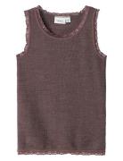 Name It Nmfwang Wool Needle Tank Top Brun