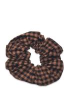 Becksöndergaard Gingham Scrunchie Brun