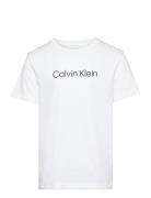 Calvin Klein Inst. Logo Ss T-Shirt Vit